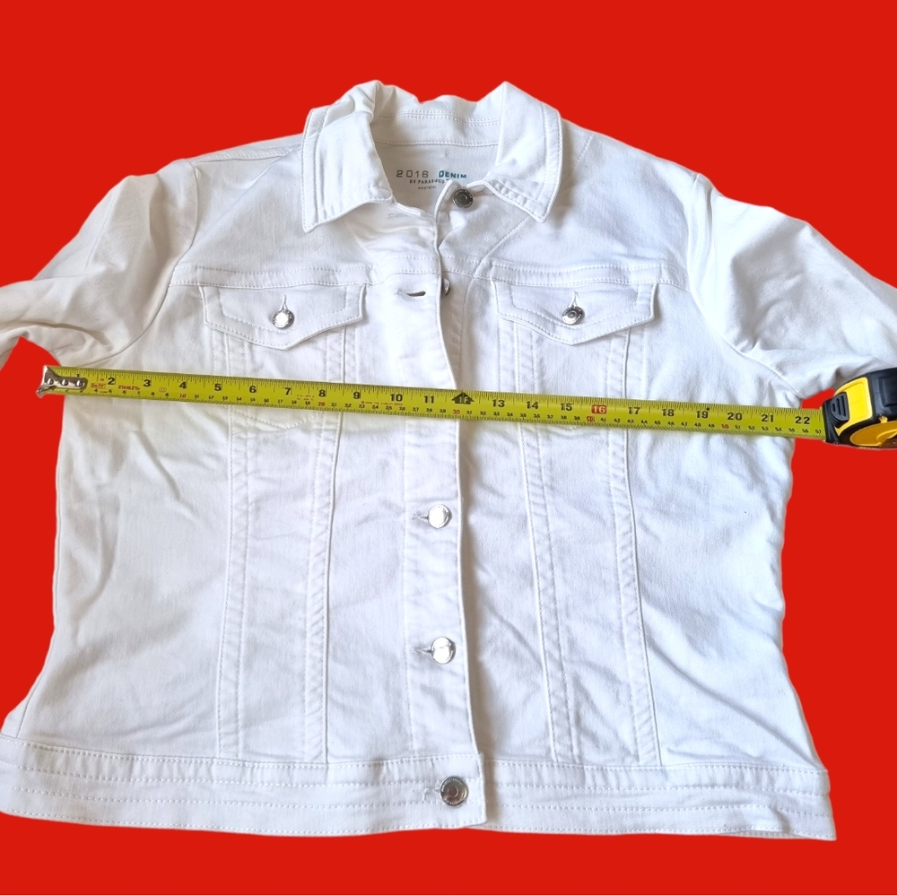 Parasuco White Denim Jacket - Picture 3 of 7
